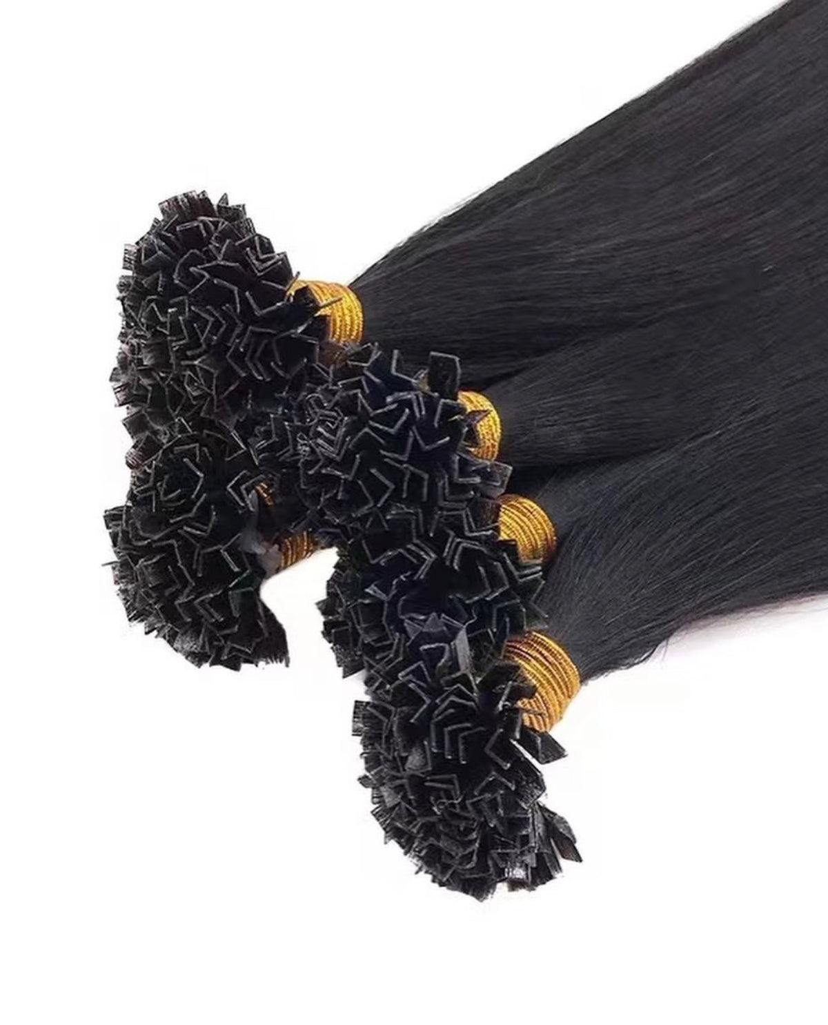 18 Inch Human Hair Extensions Keratin K-Tip Bonds 50g Easy Install Professional Virgin Hair K Tip Hair Extensions – Medium Brown main image 3
